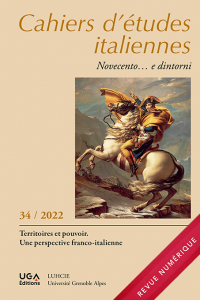 Cahiers d'études italiennes n. 34