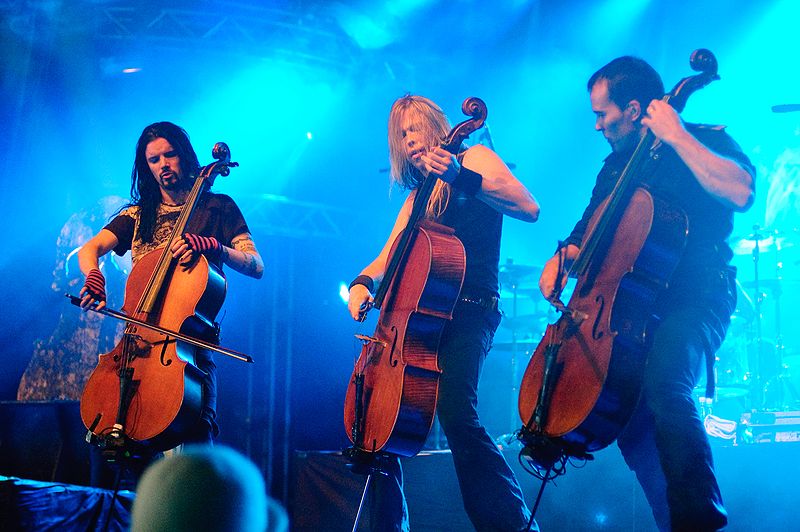 Apocalyptica au Ilosaarirock festival de Joensuu