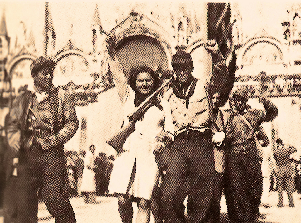 Venezia, aprile 1945, wikimedia commons, domaine public